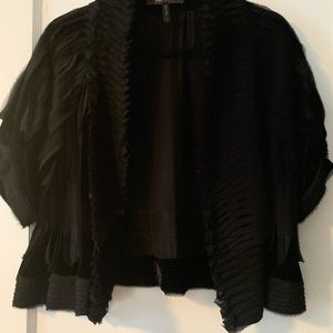 Black velvet jacket
